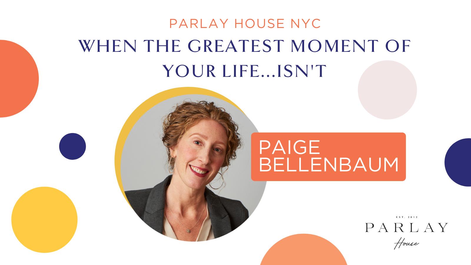 NYC: When the Greatest Moment of Your Life…Isn’t